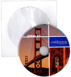 CD-R duplication inserted and a paper cd sleeve