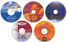 dvd replication with full color printing