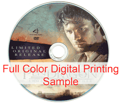 Sample of Digitally Printed CD-R media