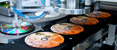 Silk Screen Printed CD-Rs